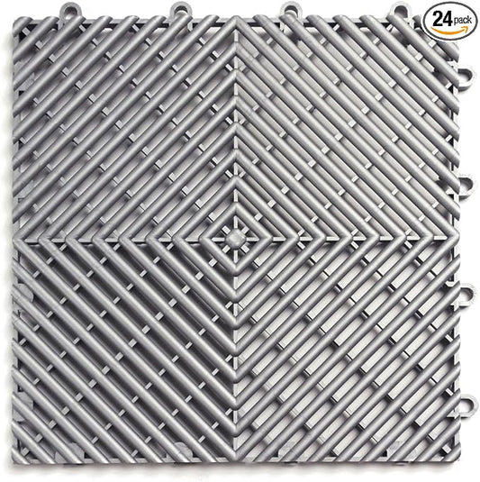 Big Floors RaceDeck Free-Flow Interlocking Garage Flooring Tiles, Self-Draining by BigFloors