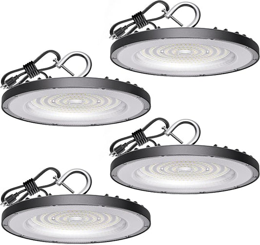4 Pack UFO Led High Bay Light 150W, 4000K Daylight High Bay Led Light by Yihuven