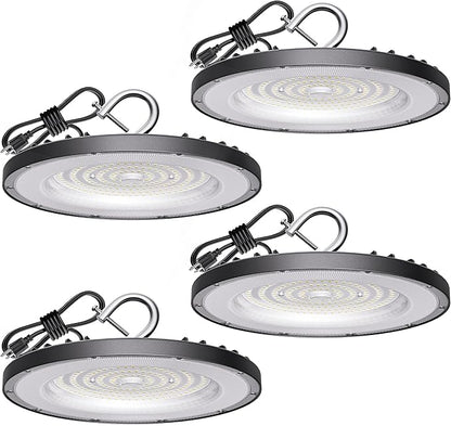4 Pack UFO Led High Bay Light 250W, 5000K Daylight ETL Listed High Bay Led by Yihuven