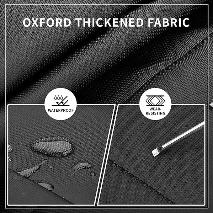 Motorcycle Cover Waterproof Outdoor, 420D Heavy Duty, All Season Protection - Image 5