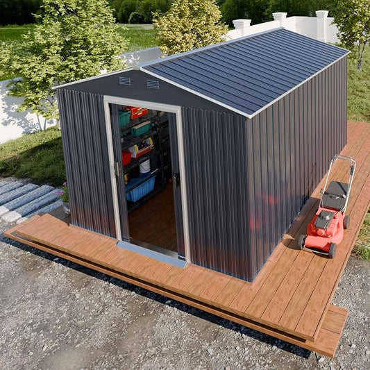 Metal Shed 8x10x6 FT by KKnowbody
