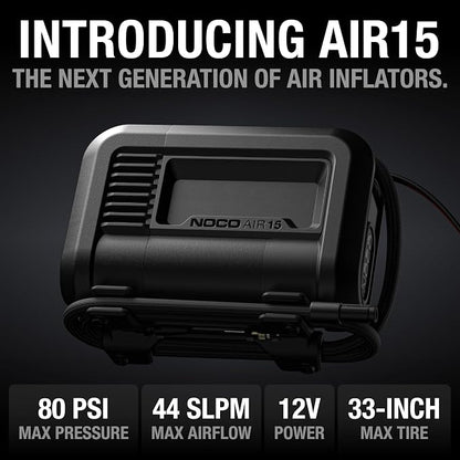 NOCO AIR15: UltraFast 15A Tire Inflator - 12V Portable Air Compressor Pump - Image 2