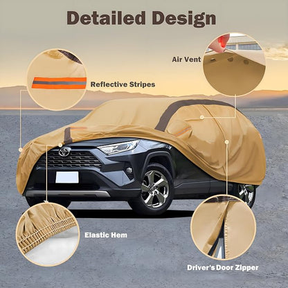 RAV4 Car Cover Waterproof All Weather Compatible - Image 2