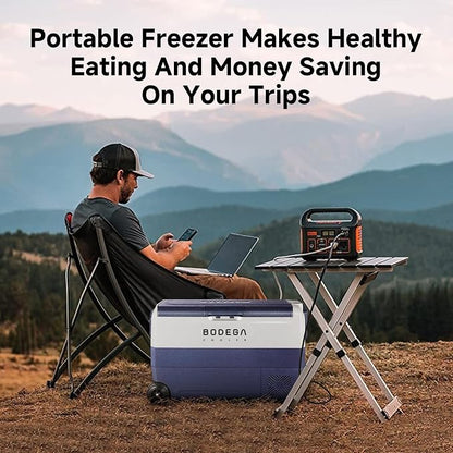 BODEGACOOLER 12 Volt Portable Refrigerator, 53 Quart Car Fridge Dual Zone - Image 5