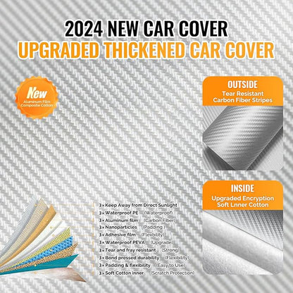 30 Layers Truck Car Cover for Automobiles All Weather Waterproof, Outdoor - Image 2