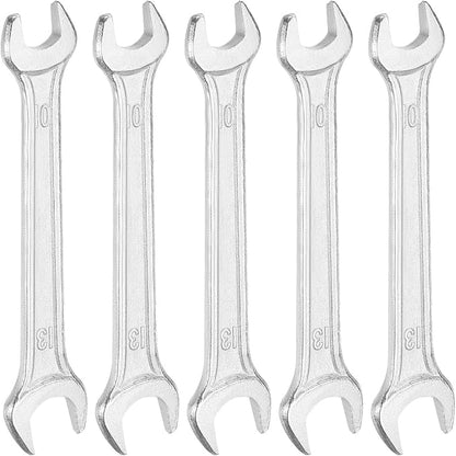 HARFINGTON 5pcs Double Open End Wrench 10mm x 13mm Metric 15 Degree Offset by HARFINGTON