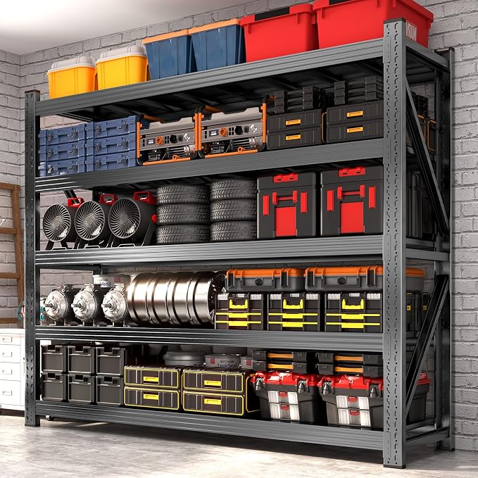8000LBS Garage Shelving Heavy Duty, 5-Tier 71" H Storage Garage Shelves by Koestem