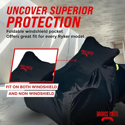 Badass Moto Can Am Ryker Cover Fits 600/900 Rally Sport Trike Three Wheeler. - Image 4