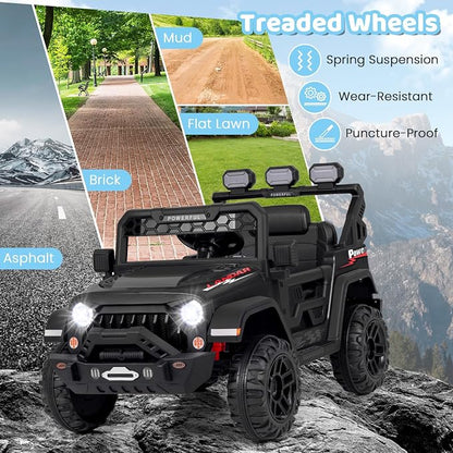 Costzon Kids Ride on Truck, 12V Electric Ride on Car - Image 8