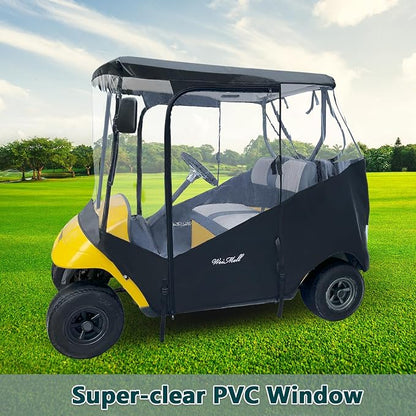 Golf Cart Enclosure Fit for EZGO TXT EZGO RXV 2 Passenger 2-Person Seaters - Image 5