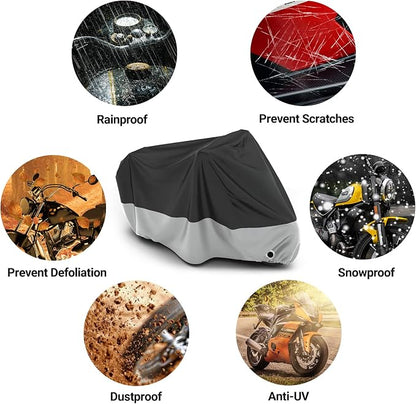 Favoto Motorcycle Cover Waterproof Outdoor - Image 7