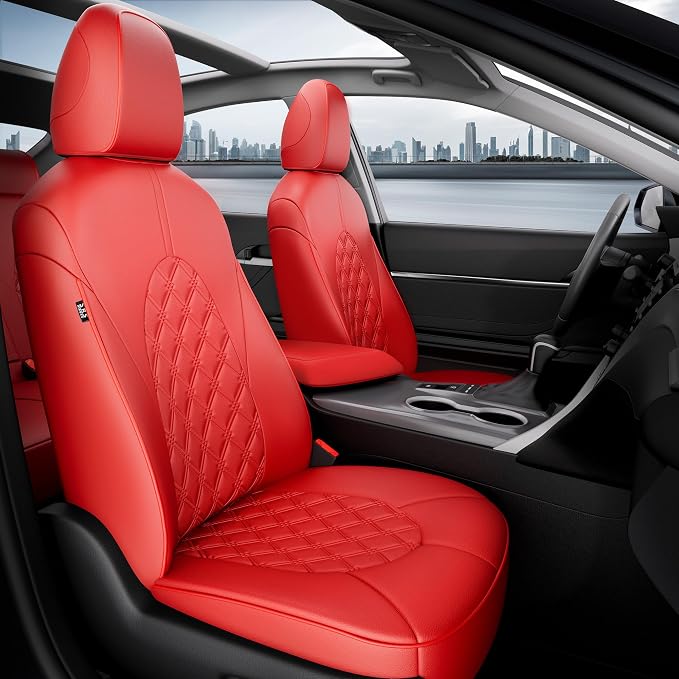 for Toyota Camry Seat Covers Hybrid LE SE 2018 2019 2020 2021 2022 2023 2024 by FEINEPRO