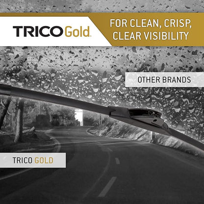 TRICO Gold™ 24 & 20 Inch Pack of 2 Automotive Replacement Windshield Wiper - Image 4