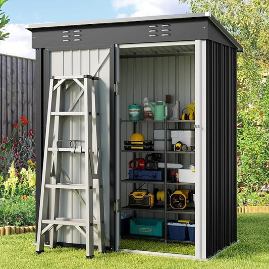 Gizoon 5 'x 3'Outdoor Storage Shed by Gizoon