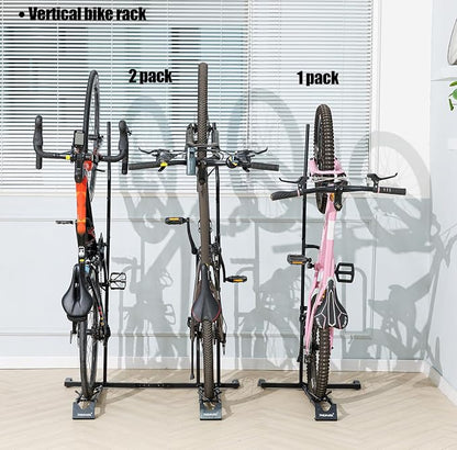 Bike Stand, Vertical Bike Rack For Indoor Bike Storage, Upright Bicycle Stand - Image 5