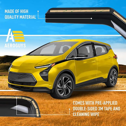 Extra Durable Window Deflectors in-Channel Window Visors Rain Guards Fit - Image 6