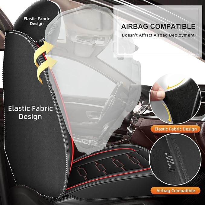 Seat Covers Fit for Honda Ridgeline 2006-2024 2025: Crew Cab 5 Seats Car Seat - Image 4