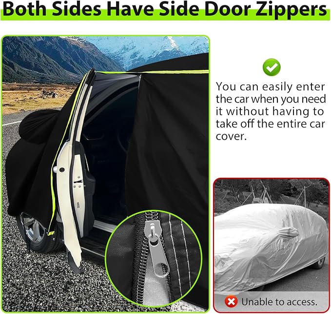 Car Cover for 2014-2024 Mini Cooper/Cooper S/Hardtop/Clubman 4-Door，6 Layers - Image 4