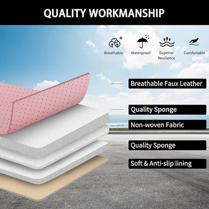 Pink Seat Covers for Cars, Front Seats Universal Fit for SUV, Sedans and Trucks - Image 6