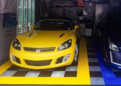 GarageTrac Diamond, Durable Interlocking Modular Garage Flooring Tile, Royal - Image 3