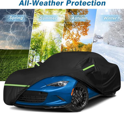 for Mazda Miata MX-5 Full Car Cover Waterproof All Weather, Outdoor Car Covers - Image 6