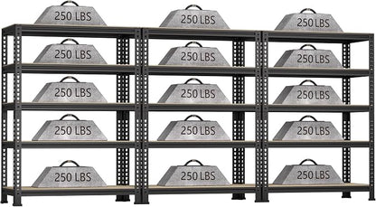 5-Shelf Heavy Duty Shelving by BuxWellBang