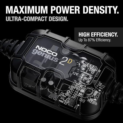 NOCO GENIUS2D: 2A 12V Smart Onboard Battery Charger - Image 3