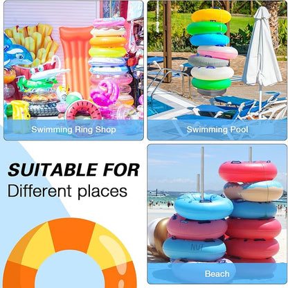 Pool Float Storage Rack 13 x 78 Inch Pool Float Holder Stainless Steel - Image 6