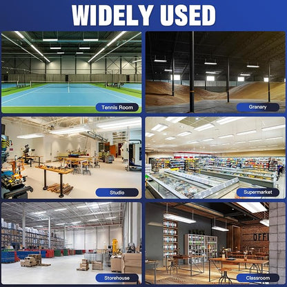 JTT 300/240/200W LED Linear High Bay Light, 45000LM Linear High Bay Shop Light - Image 8