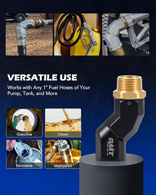 Orion Motor Tech 2pcs 1" NPT Fuel Hose Nozzle Swivel Kit - Image 6