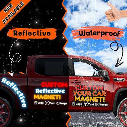 Custom Car Magnet with Your Logo ║ Advertise Your Business Vehicle Magnetic ║ - Image 4