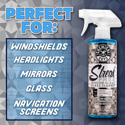 Chemical Guys CLD300 Streak Free Glass & Window Cleaner, Ammonia Free & Safe on - Image 12