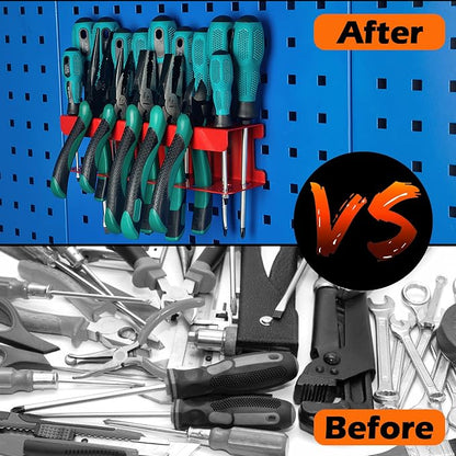 ULIBERMAGNET Magnetic Screwdriver Holder, Heavy Duty Pliers Metal Organizer Rack - Image 6