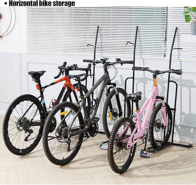 Bike Stand, Vertical Bike Rack For Indoor Bike Storage, Upright Bicycle Stand - Image 9