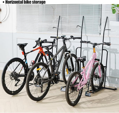 Bike Stand, Vertical Bike Rack For Indoor Bike Storage, Upright Bicycle Stand - Image 8