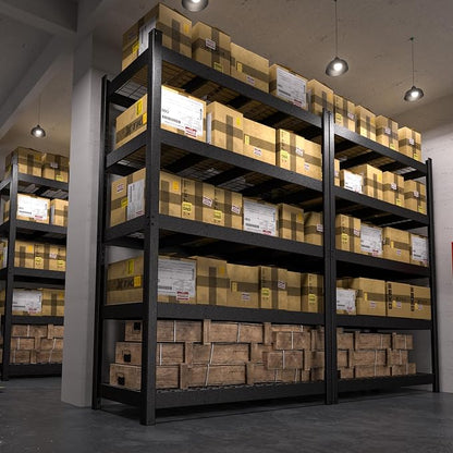 MUPATER 60.04”W × 24.02”D × 80.71”H Metal Storage Shelves, 3000 LBS Heavy Duty - Image 2