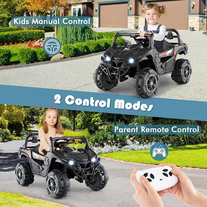 OLAKIDS 12V Ride on Car UTV, Battery Powered Off-Road Kids Electric Vehicles - Image 2