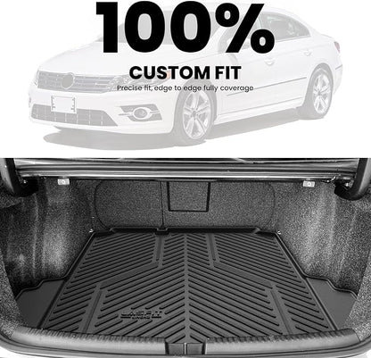 LASFIT Cargo Mat for Volkswagen Jetta 2011-2018, Custom Fit All-Weather TPE - Image 3