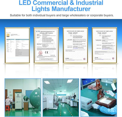 480V High Bay LED Lights 240W 36000LM UL DLC Listed 0-10V Dimmable UFO High Bay - Image 5