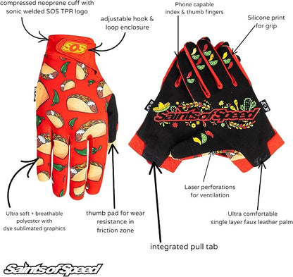 Saints of Speed Dirt Bike Gloves – Motocross, Mountain Bike, Motorcycle - Image 4