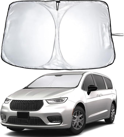 for Chrysler Pacifica 2017-2025 EcoNour Windshield Sunshade -240T Polyester by EcoNour