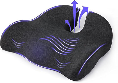 Seat Cushion for Office Chair, Large Thick Seat Cushion for Tailbone Pain Relief by DAPOTUGI