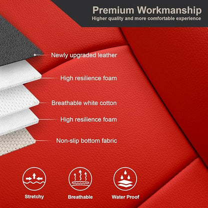 GIANT PANDA Customized Full Set Car Seat Covers - Image 5
