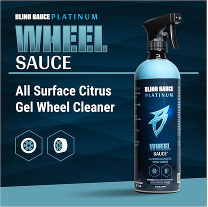 Platinum Wheel Sauce, All Surface Citrus Gel Wheel Cleaner - Image 2