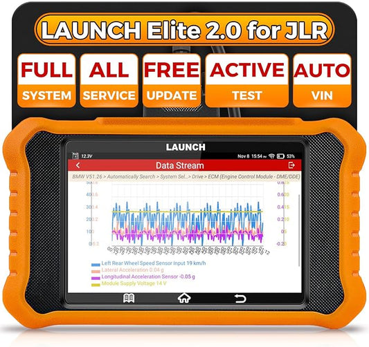 LAUNCH Creader Elite V2.0 for Land Rover Jaguar OBD2 Scanner, Bi-Directional by LAUNCH
