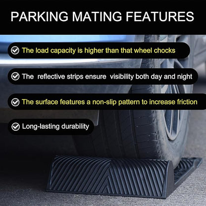 11''x21''/28cmx53cm Parking Guide Mats, Durable Self Adhesive Anti-Skid Wheel - Image 5