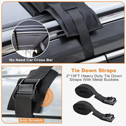 Golkcurx Universal Soft Roof Rack Pads - Image 3