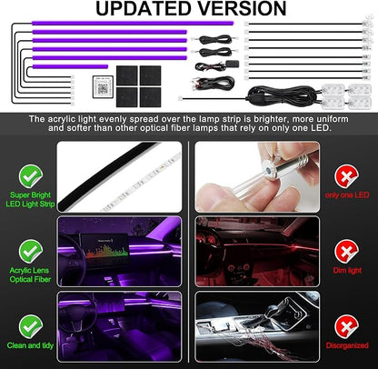 Acrylic Interior Car LED Strip Light - Image 7