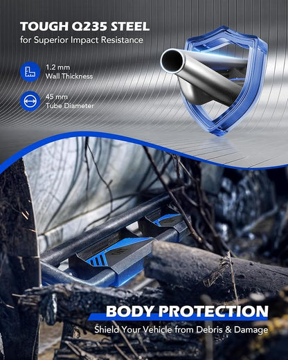 Running Boards Compatible with Toyota Tacoma Double Cab 2005-2023, 6.6" Side - Image 8