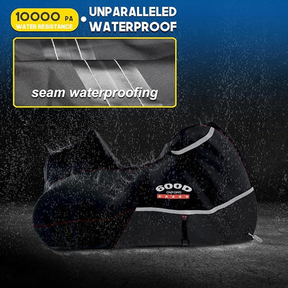 Rosefray Motorcycle Cover with Side+Top Box Heavy Duty 600D Waterproof - Image 3